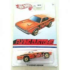 DieCast Hot Wheels '71 Dodge Demon (Orange) - Flying Customs