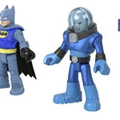 Fisher-Price Imaginext Dc Super Friends Batman & Mr Freeze Figure Set For Preschool Kids Ages 3 To 8 Years