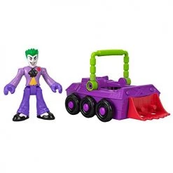 Imaginext DC Super Friends Slammers Vehicle & Mystery Figure Sets - GNN50 - Unopened Identified Blind Box ~ Joker And Laff Mobile ~ Series 1 DC Comics