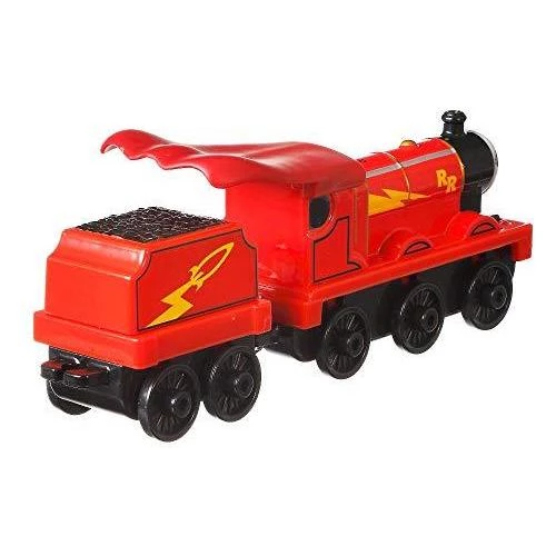 Thomas & Friends Fisher-Price Rail Rocket James Metal Engine 3 Thomas & Friends Fisher-Price Rail Rocket James Metal Engine