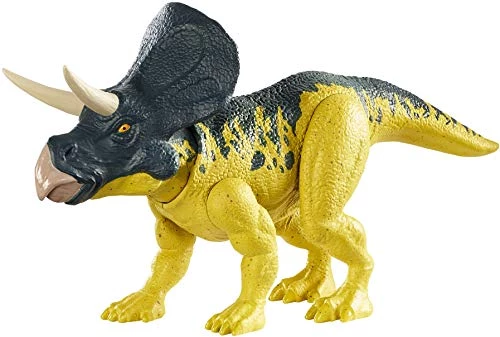 Toy Choo Choo Jurassic World Wild Pack Zuniceratops Herbivore Dinosaur Action Figure Toy With Movable Joints, Realistic Sculpting & Attack Feature, Kids Gift Ages 3 Years & Older 2 Toy Choo Choo Jurassic World Wild Pack Zuniceratops Herbivore Dinosaur Action Figure Toy With Movable Joints, Realistic Sculpting & Attack Feature, Kids Gift Ages 3 Years & Older