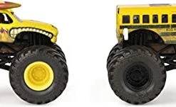 Monster Jam 2021 Color Change 2-pack El Toro Loco Yellow Vs Higher Education School Bus 1:64 Scale Die-Cast Monster Trucks 8 Monster Jam 2021 Color Change 2-pack El Toro Loco Yellow Vs Higher Education School Bus 1:64 Scale Die-Cast Monster Trucks