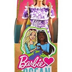 Mattel Barbie Loves The Ocean Beach-Themed Doll (11.5-inch Blonde), Made From Recycled Plastics, Wearing Fashion & Accessories, Gift For 3 To 7 Year Olds 11 Mattel Barbie Loves The Ocean Beach-Themed Doll (11.5-inch Blonde), Made From Recycled Plastics, Wearing Fashion & Accessories, Gift For 3 To 7 Year Olds