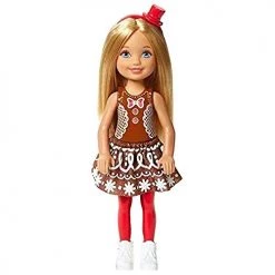 Barbie Christmas Chelsea Doll In Gingerbread Dress