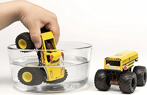 Monster Jam 2021 Color Change 2-pack El Toro Loco Yellow Vs Higher Education School Bus 1:64 Scale Die-Cast Monster Trucks 3 Monster Jam 2021 Color Change 2-pack El Toro Loco Yellow Vs Higher Education School Bus 1:64 Scale Die-Cast Monster Trucks