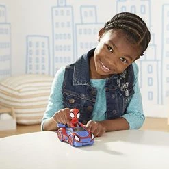 Marvel Spidey And His Amazing Friends Spidey Action Figure And Web-Crawler Vehicle, For Kids Ages 3 And Up