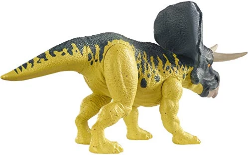 Toy Choo Choo Jurassic World Wild Pack Zuniceratops Herbivore Dinosaur Action Figure Toy With Movable Joints, Realistic Sculpting & Attack Feature, Kids Gift Ages 3 Years & Older 4 Toy Choo Choo Jurassic World Wild Pack Zuniceratops Herbivore Dinosaur Action Figure Toy With Movable Joints, Realistic Sculpting & Attack Feature, Kids Gift Ages 3 Years & Older