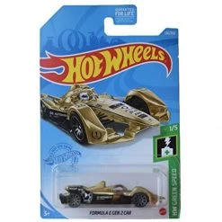 DieCast Hot Wheels [Formula E Gen 2 Car], Green Speed 1/5 [Gold]