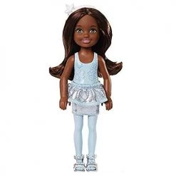 Brbie Mattel Barbie Christmas Chelsea Doll In Snowflake Dress