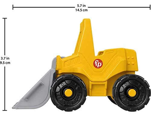 Fisher-Price Little People Bulldozer, Push-along Toy Construction Vehicle With Figure For Toddlers And Preschool Kids Ages 1 To 5 Years 4 Fisher-Price Little People Bulldozer, Push-along Toy Construction Vehicle With Figure For Toddlers And Preschool Kids Ages 1 To 5 Years