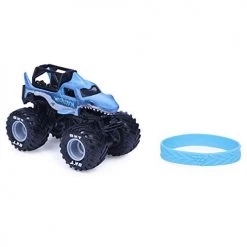 Monster Jam 2020 Spin Master 1:64 Diecast Monster Truck With Wristband: Ride Trucks Megalodon