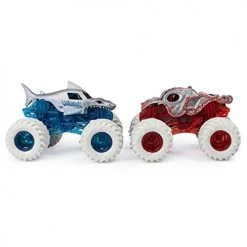 Spin Master Monster Jam 1:64 Scale Color Change Megalodon Vs Octon8er