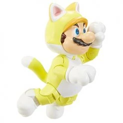 NINTENDO World Of Nintendo Cat Mario With Bell Action Figure, 4"