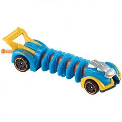 Mattel Hot Wheels Mutant Machines ~ Centi Speeder ~ Blue And Yellow ~ CGM83 ~ Unique Slithering Action Car