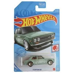 DieCast Hot Wheels '71 Datsun 510, J Imports 4/10 [Green] 162/250