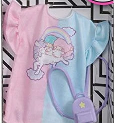 Mattel Barbie Fashion Pack Hello Kitty Little Twin Star Dress, Backpack And Cuff Bracelet