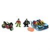 Toy Choo Choo Fisher Price Imaginext DC Super Friends Batmobile & Cycle With Batman & Robin Action Figures