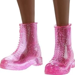 Barbie Doll (11.5-in, Brunette Braided Hair) Wearing Shimmery Top, Skirt & Accessories, Gift For 3 To 7 Year Olds Mattel