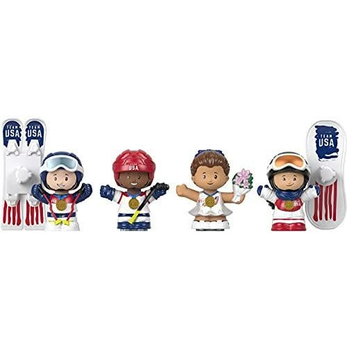 Toy Choo Choo Fisher-Price Little People Collector Team USA Winter Sports Set 1 Toy Choo Choo Fisher-Price Little People Collector Team USA Winter Sports Set
