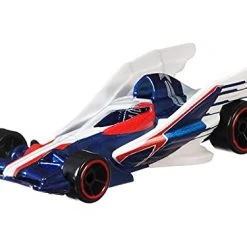 Marvel Hot Wheels Character Car Falcon As Captain America