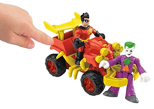 DC Comics Fisher-Price Imaginext DC Super Friends Streets Of Gotham City Robin & ATV 4 DC Comics Fisher-Price Imaginext DC Super Friends Streets Of Gotham City Robin & ATV
