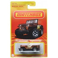 Toy Choo Choo Hot Wheels Matchbox Willys Jeeps, Brown 6/24