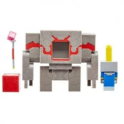 Minecraft Enchanter 3.25-in Collectible Battle Figure And Accessories