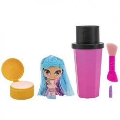 Glam Crush GlamCrush Crush-It Girls, 3-inch Dolls, Brush Case, Eyeshadow Crush, 1 Mystery Glamcessory, Hair Barrette, Makeup Spatula With Sponge, Pretend Makeup Toy Accessories For Kids, 1 Style Chosen At Random All Toys