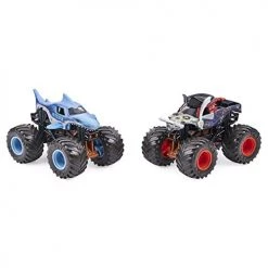 Monster Jam Color Change Megalodon Vs Pirate's Curse - 1:64 Scale Double Pack Spin Master