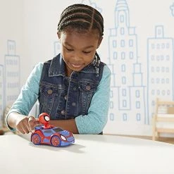 Marvel Spidey And His Amazing Friends Spidey Action Figure And Web-Crawler Vehicle, For Kids Ages 3 And Up