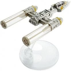 Hot Wheels Star Wars Rogue One Starship Vehicle, Y-Wing Gold Leader - Damaged Packaging 9 Hot Wheels Star Wars Rogue One Starship Vehicle, Y-Wing Gold Leader - Damaged Packaging