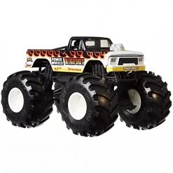 Hot Wheels Monster Trucks 1:24 Scale Vehicles, Collectible Die-Cast Metal Toy Trucks With Giant Wheels & Stylized Chassis, Gift For Kids Ages 3 Years Old & Up
