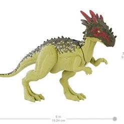 Mattel Jurassic World Wild Pack Dracorex Herbivore Dinosaur Action Figure Toy With Movable Joints, Realistic Sculpting & Attack Feature, Kids Gift Ages 3 Years & Older 7 Mattel Jurassic World Wild Pack Dracorex Herbivore Dinosaur Action Figure Toy With Movable Joints, Realistic Sculpting & Attack Feature, Kids Gift Ages 3 Years & Older