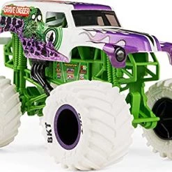 Spin Master Monster Jam, Official Inverse Grave Digger (White) Monster Truck, Die-Cast Vehicle, 1:24 Scale 6 Spin Master Monster Jam, Official Inverse Grave Digger (White) Monster Truck, Die-Cast Vehicle, 1:24 Scale