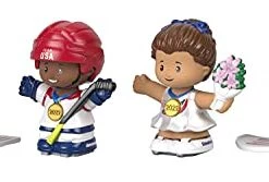 Toy Choo Choo Fisher-Price Little People Collector Team USA Winter Sports Set 8 Toy Choo Choo Fisher-Price Little People Collector Team USA Winter Sports Set