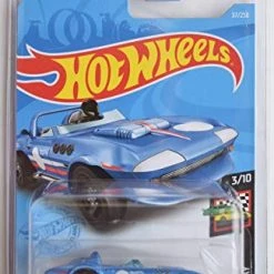 DieCast Hot Wheels [Corvette Grand Sport Roadster], Race Day 3/10 [Blue] Ship In Protector Case