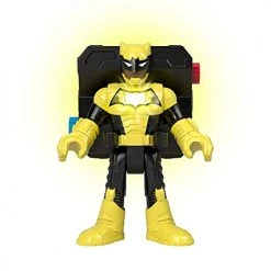 Fisher-Price Imaginext DC Super Friends Bat-Tech Multi-Pack, Set Of 5 Poseable Figures With Clear Light-up Chests For Kids Ages 3 To 8 Years DC Comics