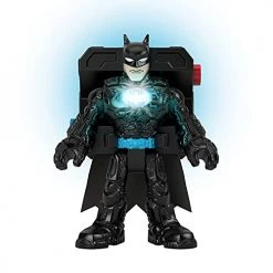 Fisher-Price Imaginext DC Super Friends Bat-Tech Multi-Pack, Set Of 5 Poseable Figures With Clear Light-up Chests For Kids Ages 3 To 8 Years DC Comics