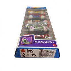 Hot Wheels Diecast Glow Wheels 5-Pack (Street Shakers, Dune-A-Soar, Aristo Rat, Maximum Leeway, Gazella R) Mattel