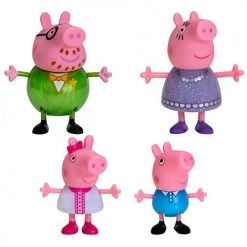 Peppa Pig & Family 4-Figure Pack All Toys