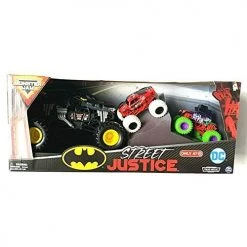 DieCast DC Comics Monster Jam Street Justice, 3 Pack (Batman, Harley Quinn, Joker) Target Exclusive!