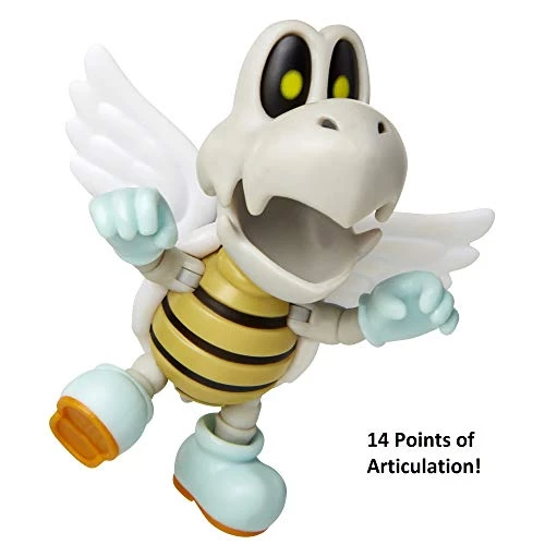 World Of Nintendo Nintendo Super Mario Parabones 4” Articulated Figure With Wings 2 World Of Nintendo Nintendo Super Mario Parabones 4” Articulated Figure With Wings