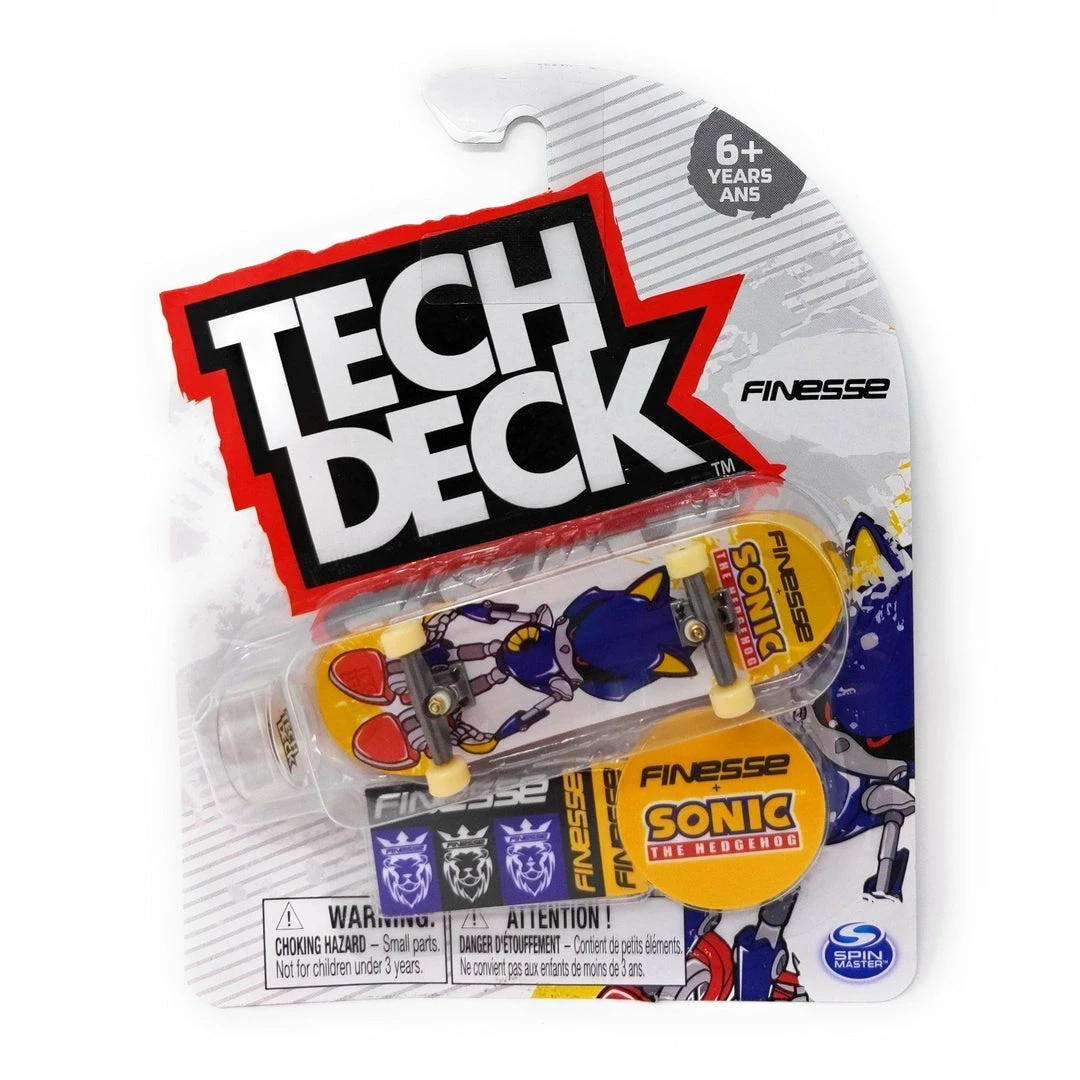 Tech Deck Finesse Skateboards Ultra Rare 2021 Series Metal Sonic Complete Fingerboard 1 Tech Deck Finesse Skateboards Ultra Rare 2021 Series Metal Sonic Complete Fingerboard