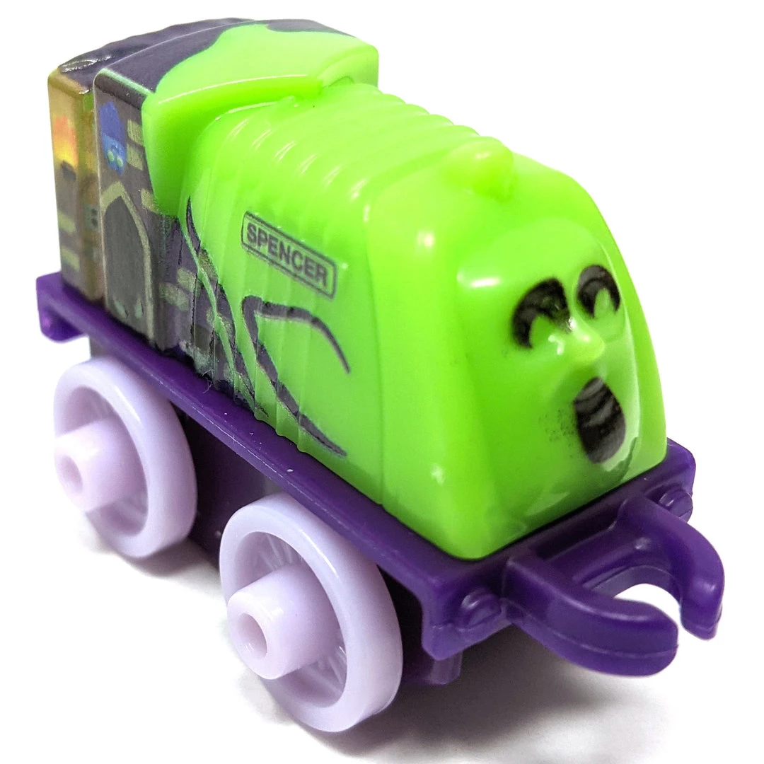 Fisher-Price Thomas & Friends MINIS Ghost Spencer Green Glow In The Dark Single Train - Loose 2020 Series 2 2 Fisher-Price Thomas & Friends MINIS Ghost Spencer Green Glow In The Dark Single Train - Loose 2020 Series 2