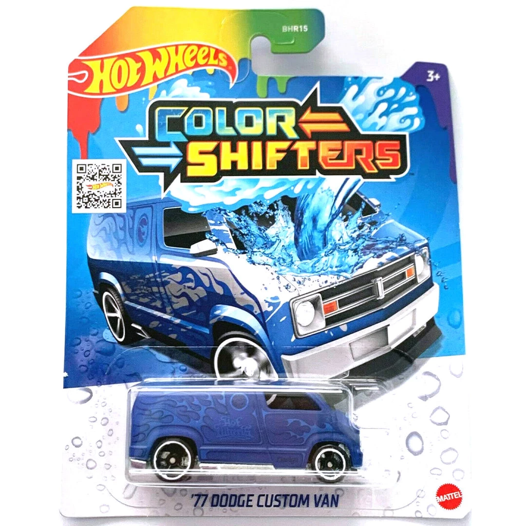 Mattel Hot Wheels Color Shifters '77 Dodge Custom Van 1:64 Scale Vehicle 1 Mattel Hot Wheels Color Shifters '77 Dodge Custom Van 1:64 Scale Vehicle
