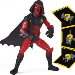 DC Bat-Tech Robin 4 Inch Action Figure Translucent Red Spin Master