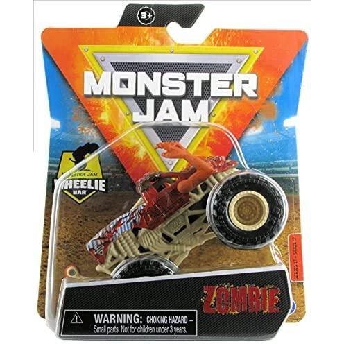 Monster Jam 2021 Spin Master 1:64 Diecast Monster Truck With Wheelie Bar: Bone Yard Trucks Zombie 1 Monster Jam 2021 Spin Master 1:64 Diecast Monster Truck With Wheelie Bar: Bone Yard Trucks Zombie