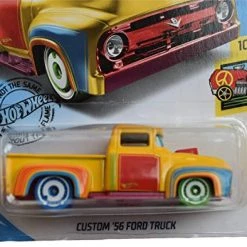 Mattel Hot Wheels Treasure Hunt Custom '56 Ford Truck 176/250, Yellow