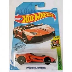 Hot Wheels 2019 Hw Exotics - Lamborghini Aventador J, Orange 223/250 - Damaged Packaging
