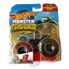 Hot Wheels Monster Trucks Silver V8 Bomber W/ Crushable Car